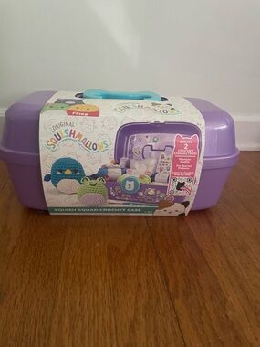 Squishmallows Purple Crochet Kit Case